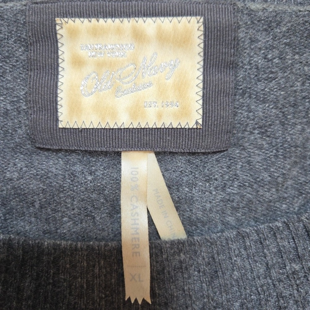 Vintage Old Navy Cashmere Sweater Womens XL Gray - Picture 2 of 7